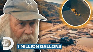 Tony Beets Pumps Over 1 MILLION Gallons Of Water To Mine Gold! | Gold Rush