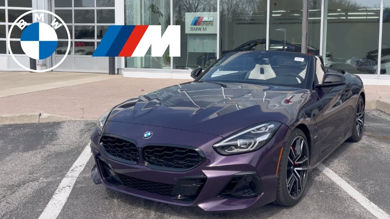 2023 BMW Z4 M40i In Thundernight Metallic Walk Around Review! - YouTube