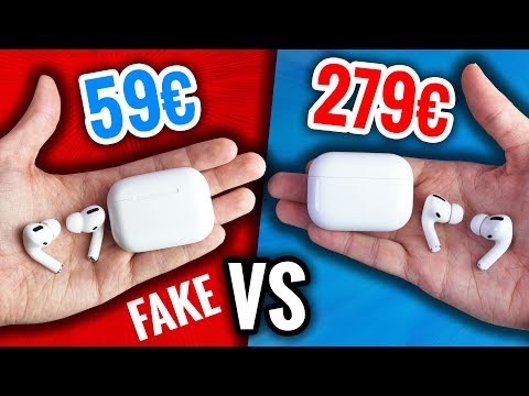 Fake AirPods Pro 59€ VS AirPods Pro 279€ ! (Perfect Fake)