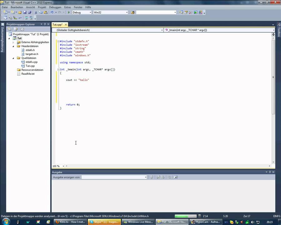 C++ Tut 1 (german) - YouTube