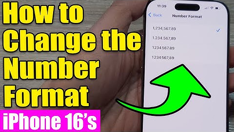 🔢 iPhone 16/16 Pro Max: How to Change the Number Format