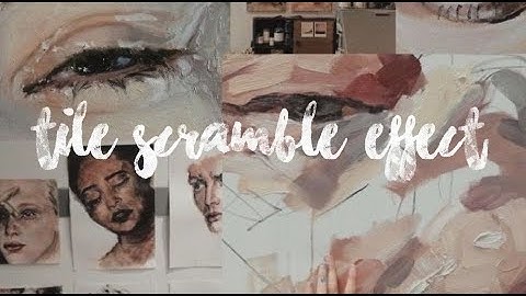 tile scramble effect || svp