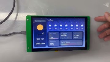 WT32S3-07S 7 inch smart display based on ESP32-S3 usded with ChatGPT