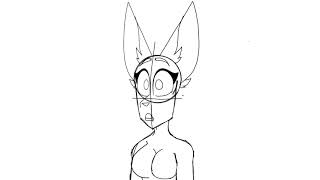 animation test; eye darts, ears, and exspressions