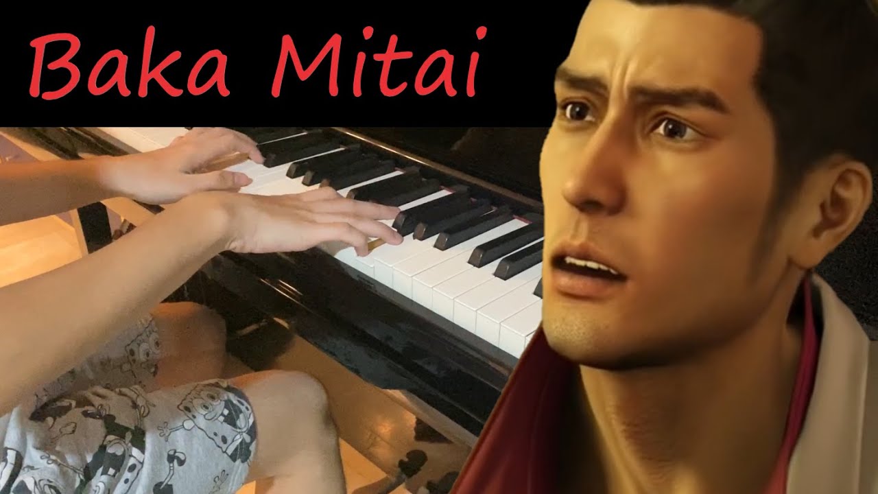 Yakuza - Baka Mitai (Dame Da Ne) - Piano Tutorial 