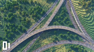 Make HUGE Minecraft road curves in 5 minutes or less | CurveBuilding Plugin