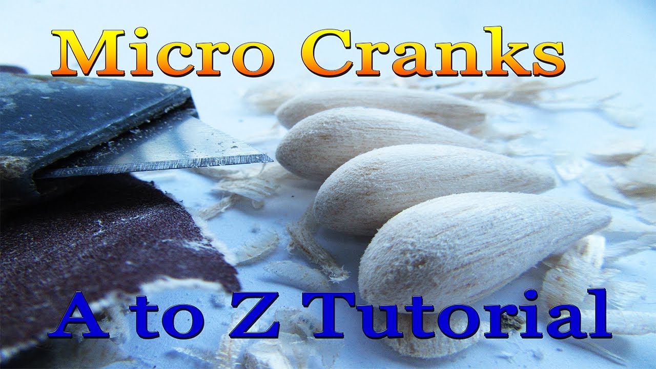 Micro Crank Baits A to Z Lure building Tutorial Part one 