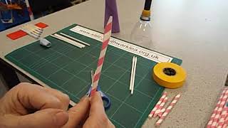 Drinking straw oboe