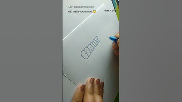 How to write MAHITHA in bubble letters #shorts #tutorial #fyp