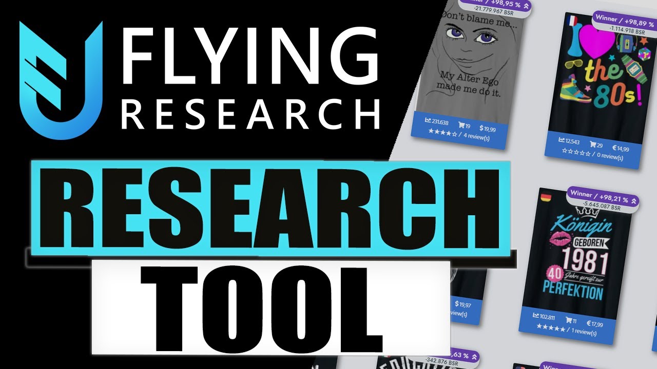 Research Tool fürs T Shirt Business | Flying Research | Shirt Research Tool