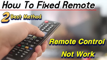 2 BEST Methods To Fix Any Remote Control (TV Remote Not Working FIXED!)