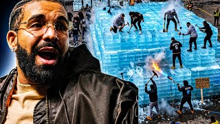 Drakes ICEMAN Sculpture GETS DESTROYED By City of TORONTO