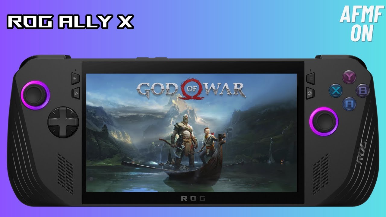 Asus Rog Ally X: God Of War Gameplay All TDP/Battery Life Test/ 1080p ...