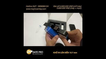 Máy in date cầm tay| máy in date cầm tay mini DP10+|thao tác dễ dàng trên nhiều bề mặt in date