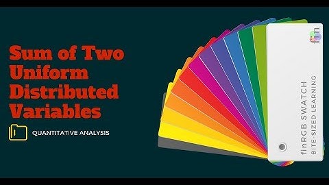 Distribution of Sum of Two Uniforms (FRM Part 1, Book 2, Quantitative Analysis)