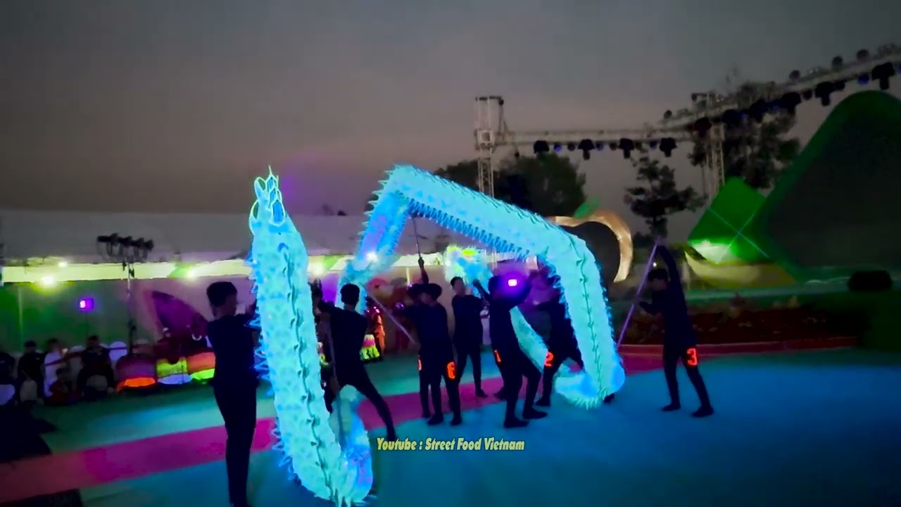 Múa Rồng Dạ Quang Long Cực Hay / LSR Thế Nghĩa liên hoan Lân Sư Rồng Lai Vung Đồng Tháp 2025