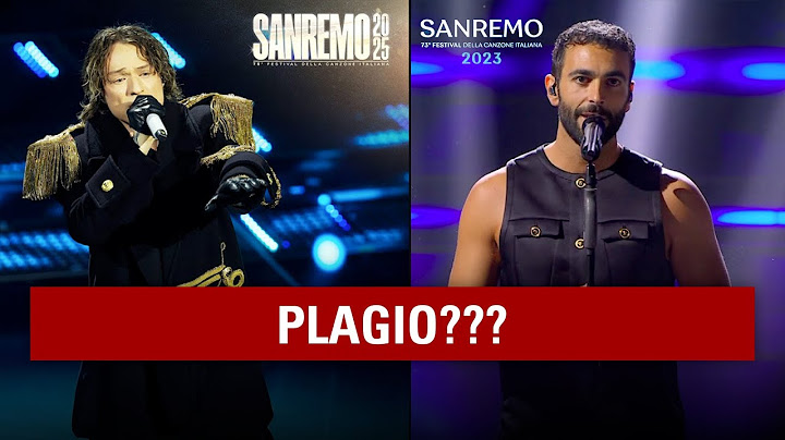 SANREMO 2025: Irama plagia Marco Mengoni? 🎤🤔