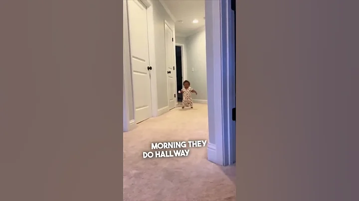 This Dad races his triplets everyday #shortsfeed