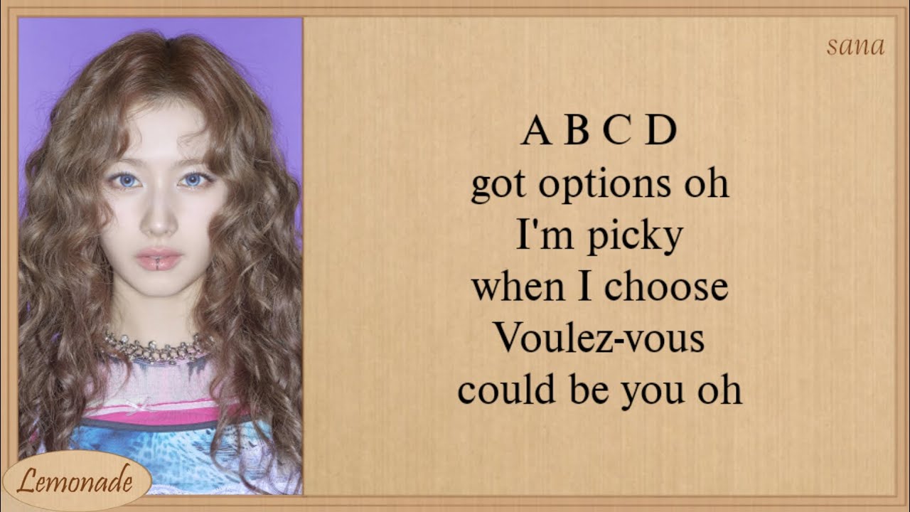 TWICE OPTIONS Lyrics