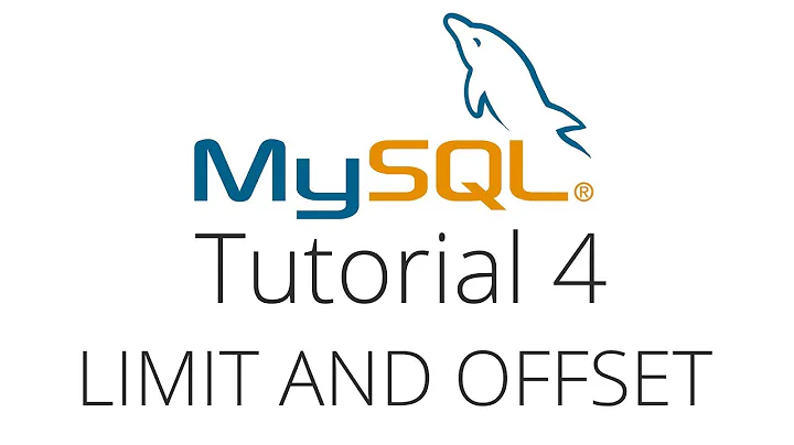 MySQL tutorial 4 - Limit, Offset and Ordering