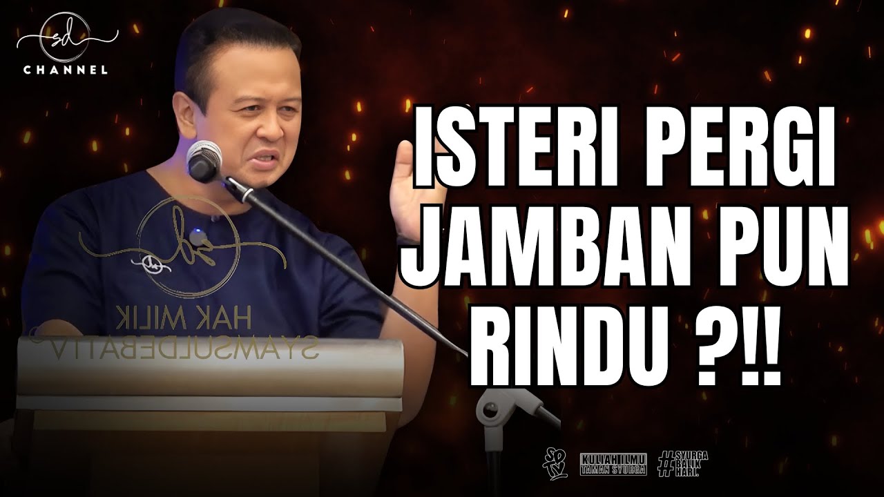 SYAMSUL DEBAT | ISTERI PERGI JAMBAN PUN RINDU ?!!  [SHORT'S]