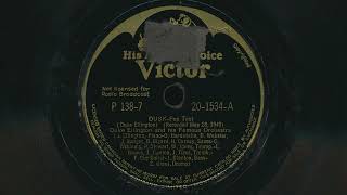 1940 DUKE ELLINGTON Dusk A DUKE ELLINGTON PANORAMA - 78 RPM Record
