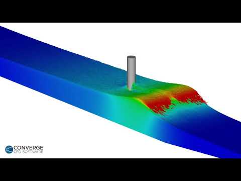 Simulating a Breaking Wave on a Monopile