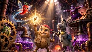 Aloo: The Golden Seed 🥔✨ | Hindi Cartoon Story | Friendship & Magic Adventure