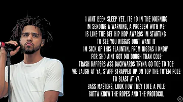 J. Cole - THE CLIMB BACK (Lyrics)