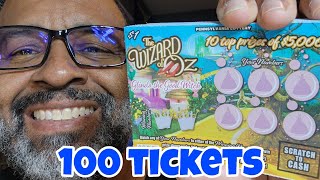 The Wizard of Oz pa Lottery Scratch Off Tickets Full pack