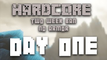 DAY ONE | NEW Hardcore Minecraft Server