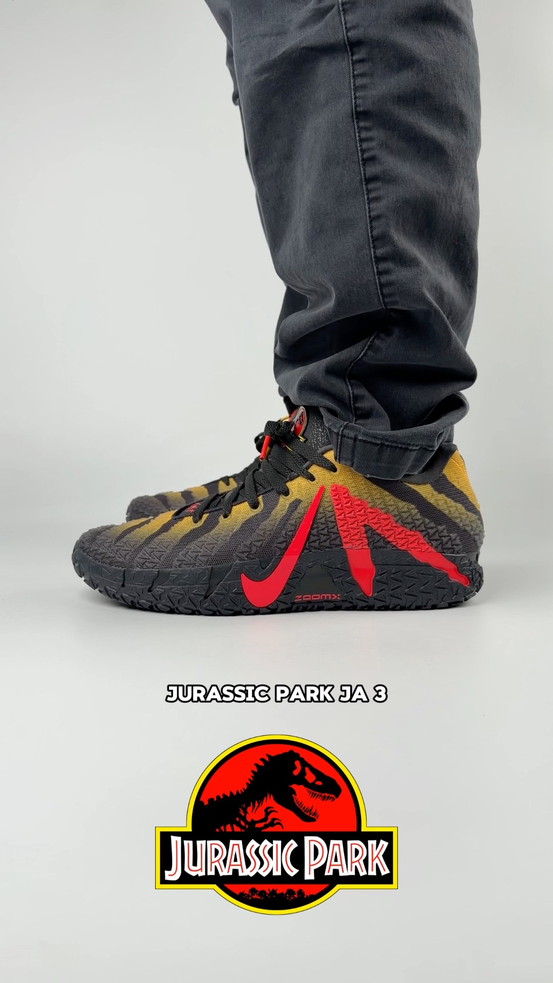 Trying the Jurassic Park Nike Ja 3 “Raptor”🦖 - YouTube