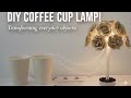 DIY cup lamps | Rose Lamp out of paper Cup#diycuplamp