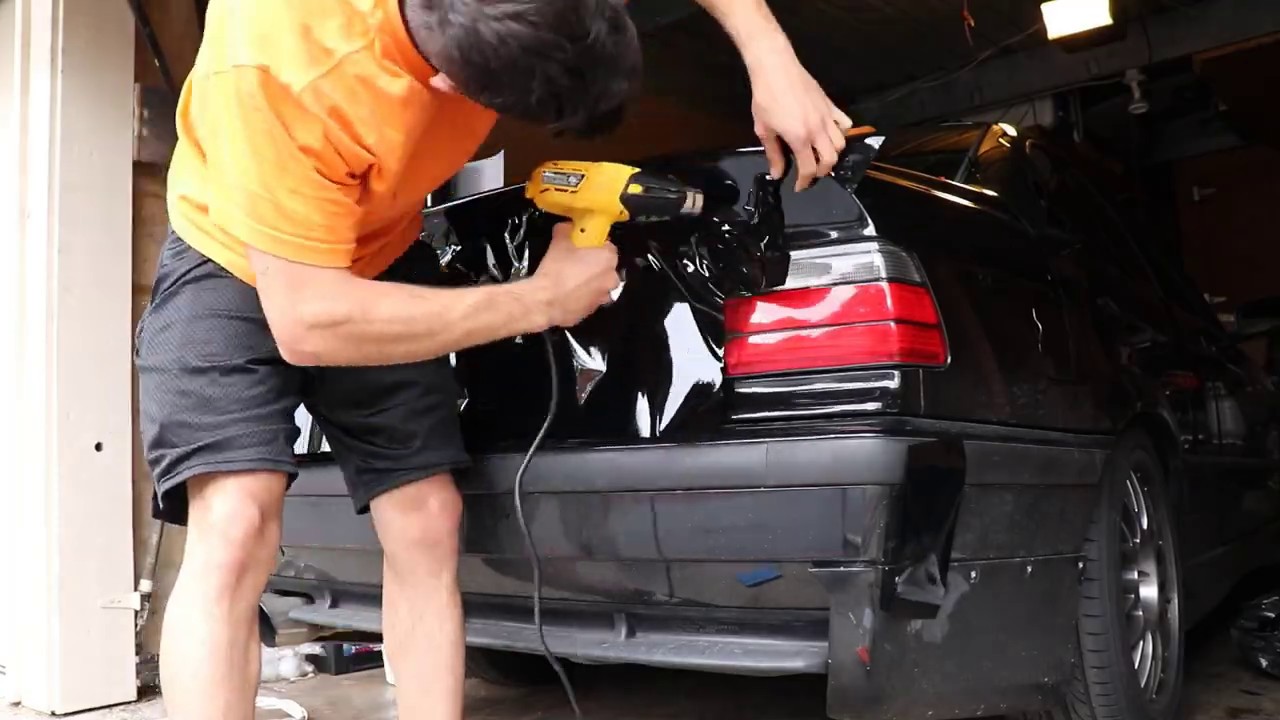 Getting a New Trunk for E36 + Wrapping it