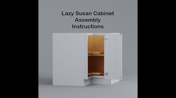 Super Fast RTA Cabinet Assembly: How To Assemble A Lazy Susan Base Cabinet By Lanae Cabinetry