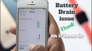 iPhone 5s,5,5c Battery Drain issues- FIXED!