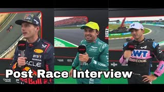 Post Race Interview Dutch Grand Prix 2023 #maxverstappen #fernandoalonso #pierregasly #f1 #f12023