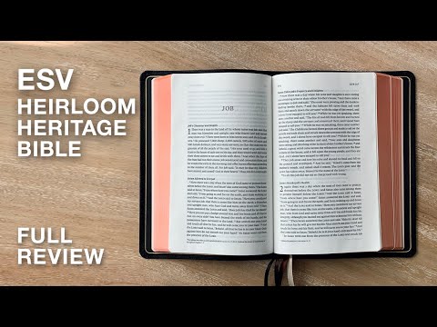 ESV Heirloom Bible, Heritage Edition from Crossway– Full Review!