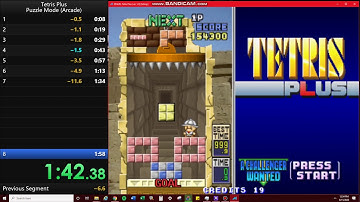 Tetris Plus Puzzle Mode Arcade 1m 48s