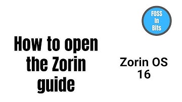 How to open the Zorin desktop guide | Zorin OS 16