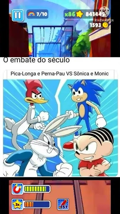 MÔNIC E SÔNICA KKKKKK - YouTube