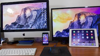 Duet display is a cool new app that lets you use your ios device as
second monitor for mac computers :d download display:
http://www.duetdisplay....