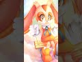 Amy rose, Cosmo, blaze, Maria robotnik, Sally, cream, weve swallow and Rouge singing astronaut