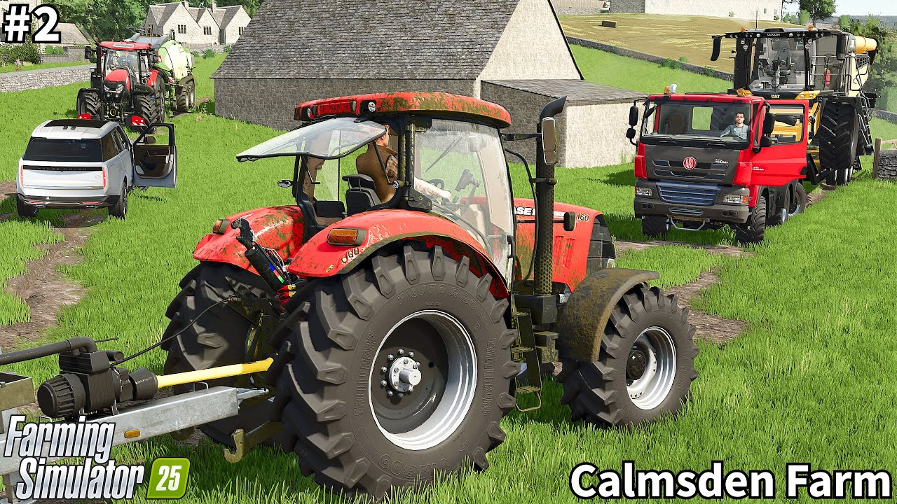 Buying More Equipment, Feeding Goats & Cows, Grain Transport│Calmsden│FS 25│Timelapse#2