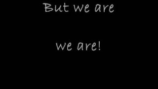 Ana Johnsson- We Are Lyrics