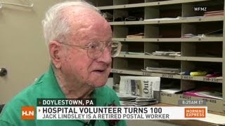 Turning 100 in a hospital -- as a volunteer!