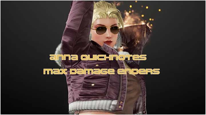 Anna Quicknotes // Max Damage Enders (Rageless)