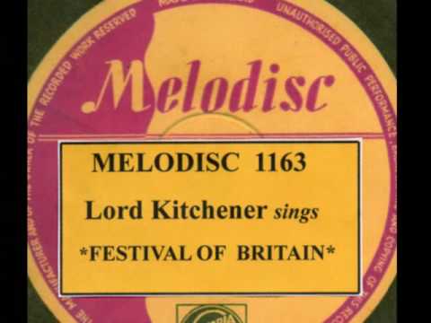 78 Rpm Lord Kitchener Festival Of Britain London Is The