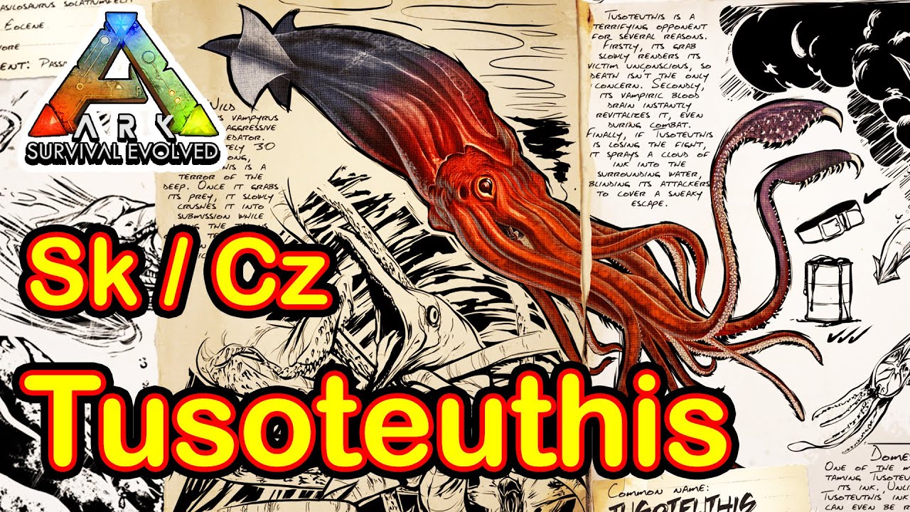Jak ochočit Tusoteuthis - Ark: Survival Evolved Cz / Sk - Tutorial Návod