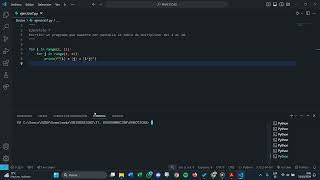 EJERCICIO 7 - BUCLES EN PYTHON: BUCLE FOR Y WHILE📚🐍
